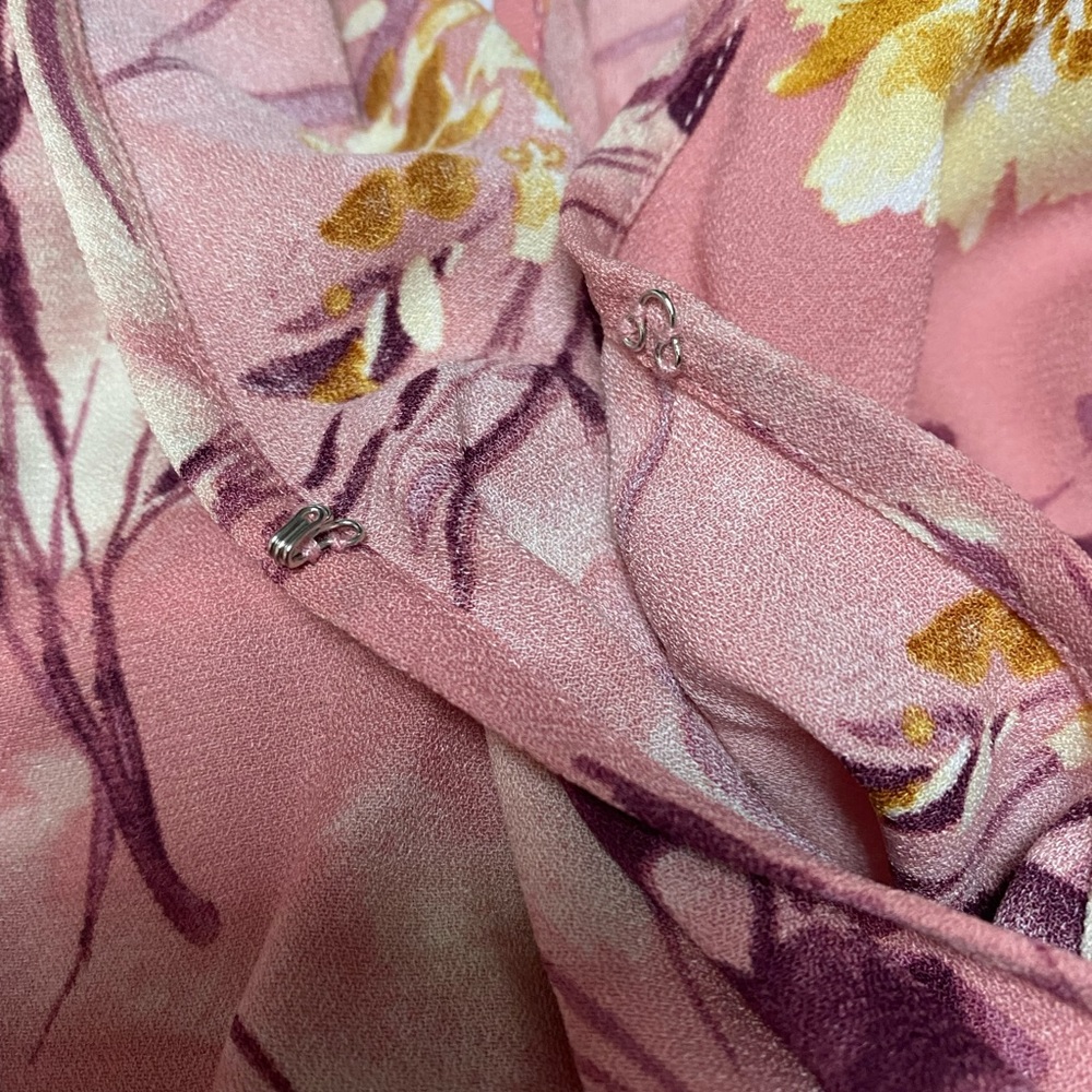 Band of Gypsies Pink Floral Pant Jumpsuit XXL - Picture 10 of 13